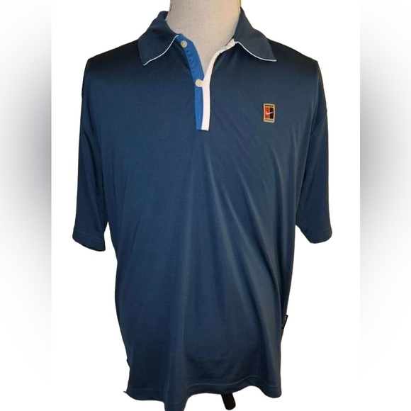 Nike Other - Vintage 1998 Nike Challenge Court Tennis 1/4 Zip Polo large L